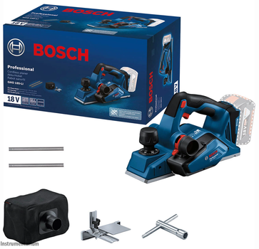Мощный аккумуляторный рубанок Bosch Professional GHO 185-LI : без АКБ, 14000 об/мин (06015B5021) SDRT_506015B5021