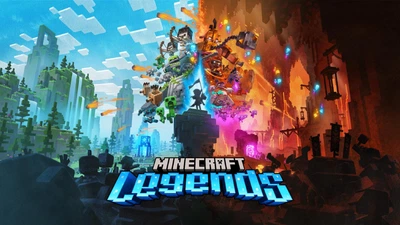 Дерев'яний фігурний пазл Minecraft (Майнкрафт) Легенда А2, Дерев'яна коробка 300+ елементів