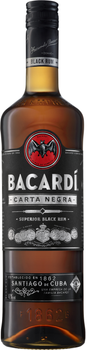 Ром Bacardi Carta Negra 4 роки витримки 0.7 л 40% (5010677039093)