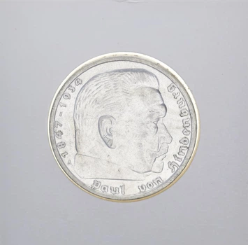 Монета Німеччина 5 марок 1935 Срібло F-VF «Гінденбург»