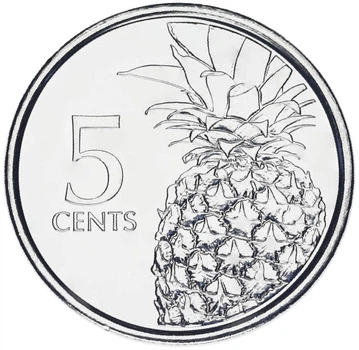 Монета Багамы 5 центов 2015 UNC (KM#221)