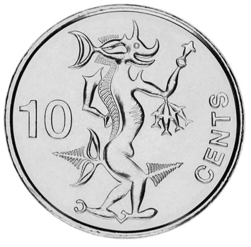 Монета Соломоновы острова 10 центов 2012 UNC (KM#235)