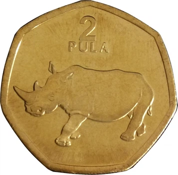 Монета Ботсвана 2 пула 2004 UNC (KM#25a)