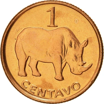 Монета Мозамбік 1 сентаво 2006 UNC Носоріг (KM#132)