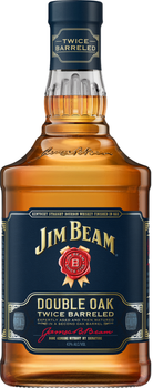 Віскі Jim Beam Double Oak 4 - 5 років витримки 0.7 л 43% (5060045585912)