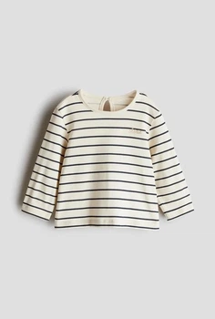 Реглан бежевый в полоску H&M 68см (400011514)