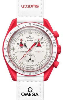 Наручний годинник Swatch x Omega Bioceramic MoonSwatch Mission to the Mars SO33R100