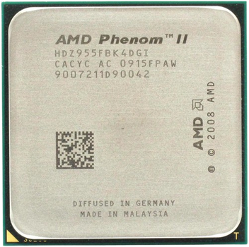 Процесор AMD Phenom II X4 955 Black Edition (C2) Socket AM3 (HDZ955FBK4DGIC2) Б/В