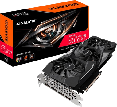 Відеокарта AMD Radeon RX 5600 XT 6GB Gigabyte Gaming OC (GV-R56XTGAMING OC-6GD) Б/В
