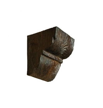 Консоль балки полиуретановая DECOWOOD Рустик EQ 016 classic 12х12 Темный