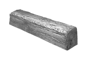 Балка поліуретанова DECOWOOD Рустик EQ 005 (3 м) classic 19х13 Сірий