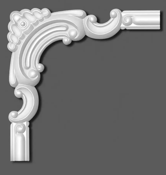 Угловой полиуретановый элемент Grand Decor HCR 516-3 Жесткий