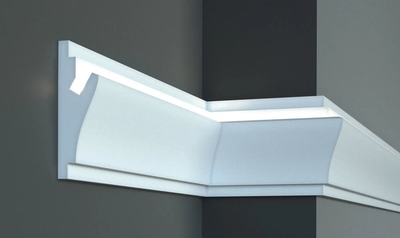 Карниз для LED освещения серия D Tesori KD 403 1150 мм.