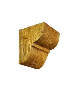 Консоль балки поліуретанова DECOWOOD Рустик EQ 016 classic 12х12 Світлий