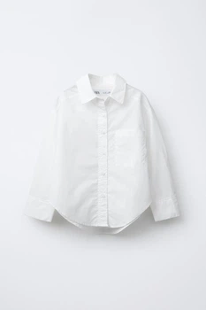 Подростковая рубашка для девочки ZARA 3153/704 130 см Белый