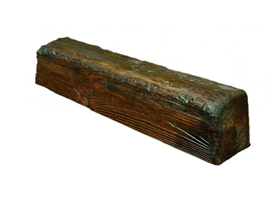 Балка полиуретановая DECOWOOD Рустик EQ 007 (4 м) classic 6х9 Темный