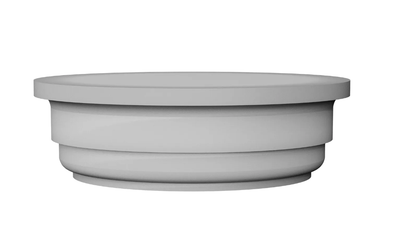 Капитель колонны фасадной полистироловой Prestige Decor LC 102-1