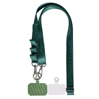Шнурок с двумя креплениями (2 см) 140 см Dark Green