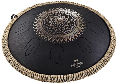 Глюкофон 16" хеппі драм MEINL Sonic Energy Octave Steel Tongue Drum Black D Kurd