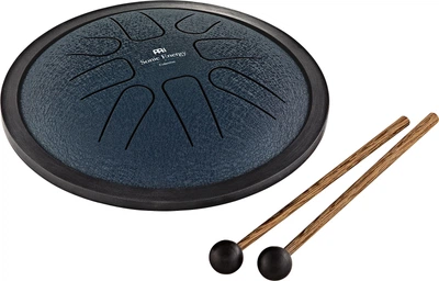 7" Глюкофон хеппі драм MEINL Sonic Energy Small Steel Tongue Drum Navy Blue G Minor SSTD2NB