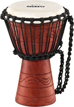 Джембе Nino Percussion Original African Style Wood Djembe Water Rhythm Series Brown 7" NINO-ADJ2-XS