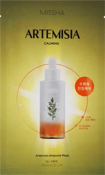 Заспокійлива маска з екстрактом полину Missha Artemisia Ampoule Mask 27 г (8809747944057)