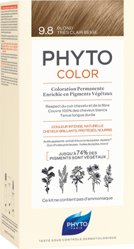 Крем-фарба для волосся Phyto Color 9.8 Blond Clair Beige Бежевий блонд (3338221010575)