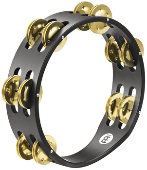Тамбурін MEINL Compact Wood Tambourine Solid Brass Jingles Black CTA2B-BK