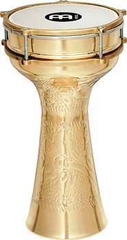 Дарбука MEINL Darbuka Copper Brass Plated Hand Hammered HE-214