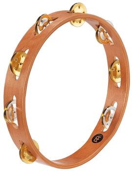 Тамбурін MEINL Recording-Combo Wood Tambourine Dual-Alloy Jingles Super Natural TA1M-SNT
