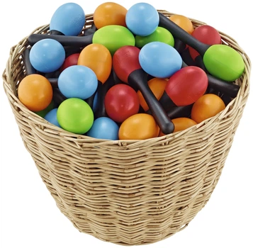 Набір маракас Nino Percussion Plastic Egg Maracas, Assortment, 48Pcs VE48-NINO569