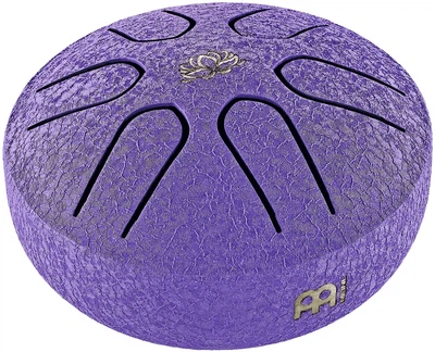 3" Глюкофон хеппі драм MEINL Sonic Energy Pocket Steel Tongue Drum Purple A Major Lotus Flower PSTD1PLF