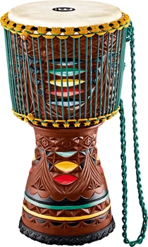 Джембе MEINL Artisan Edition Tongo Coloured Ornamental Carved Djembe 12" AE-DJTC2-L