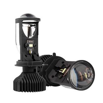 Лампа Y6 H4 MINI LED LENS бі-лед з універсальним монтажем