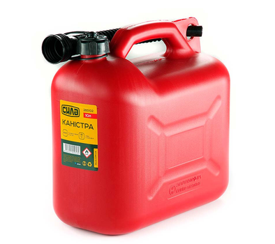 Канистра для топлива с лейкой (пластик) СИЛА 285102/ BI-PLAST BP-310 - 10л HDPE