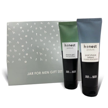 Набор Jar for men shaving gift set гель и лосьон для бритья