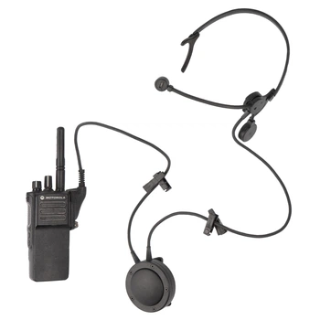 Гарнитура Thales Lightweight MBITR Headset под Motorola DP Черный (46426)