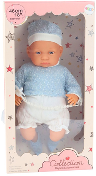 Пупс Lean Toys Bobas з аксесуарами Blue 46 см (5905214972080)