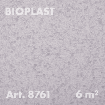 Жидкие обои Bioplast Арт. 8761, 1кг, 6 м², целлюлозное волокно, серый (жемчужно-серый)