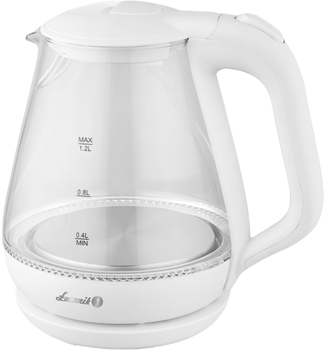 Czajnik elektryczny Lucznik WK-2502 Compact Glass Biały (06.193)
