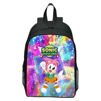 Рюкзак шкільний Супер Сонік з Емі Роуз SONIC THE HEDGEHOG