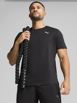 Футболка спортивна для тренувань довга чоловіча Puma Essentials Train All Day Foundations 52715501 S Black (4067984153883)