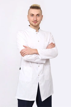 Медичний Чоловічий Халат Ярослав Котон розмір 44 (106568301)