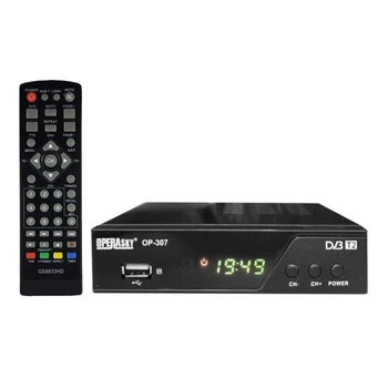 DVB-T2 тюнер з підтримкою Wi-Fi (USB), цифрова приставка до телевізора з пультом і функцією запису Operasky OPЗ07