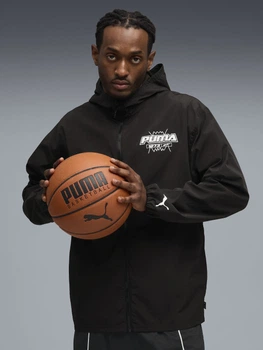 Спортивная ветровка мужская Puma Playoff Series 63288701 M Black (4069157177405)