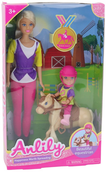 Лялька Lean Toys Анлілі 30 см з немовлям 12 см + аксесуари (5905884455180)