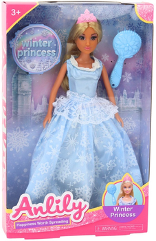 Лялька Lean Toys Анлілі Крижана королева з аксесуарами 30 см (5905884455197)