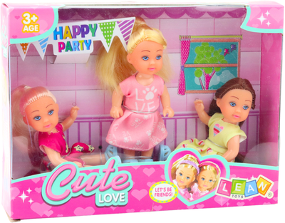 Набір міні-ляльок Lean Toys 3 шт 11 см (5905991056423)