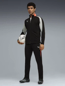 Спортивный костюм мужской Puma Individualliga 65952210 S Black-White-Flat Light Gray (4069157259231)