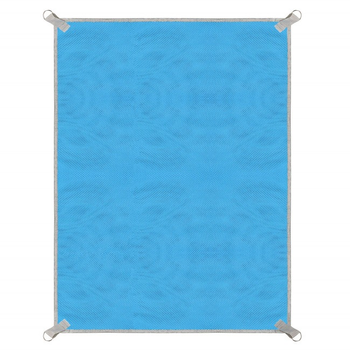 Koc plażowy Springos dwuwarstwowy 200 x 150 cm niebieski (5907719435503)